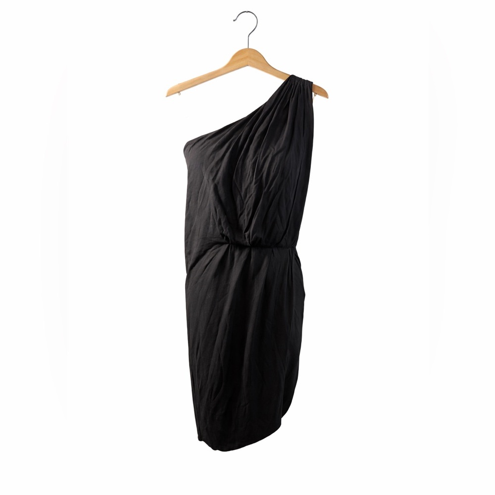 Marc by Marc Jacobs Black One Shoulder Dress Medium NWT Designer Cocktail